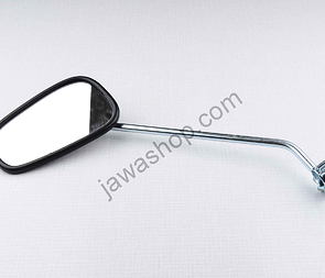 Rearview mirror with clamp left - oval (Jawa 634) / Rearview mirror with clamp left - oval (Jawa 634) /