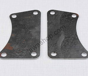 Engine bracket set - flat (Jawa 250 350 Kyvacka) / 