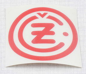 Sticker "CZ" 50mm - red (CZ) / 