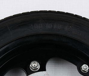 Front wheel 10" with tyre 10" - 3.00 (Stella) / 