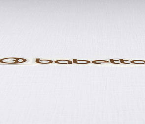 Sticker Babetta 135x25mm - golden (Babetta) / 