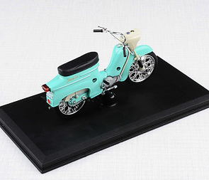 1:18 scale model Jawa 50 Pionyr type 21 - TURQUOISE / 