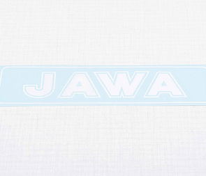 Sticker Jawa 140x35mm - white (Jawa) / 