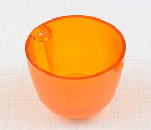 Blinker glass - round, orange (Jawa 634, CZ, Velorex) / 