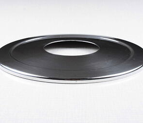 Wheel hub cover rear - polished (Jawa 250 350 Kyvacka) / 