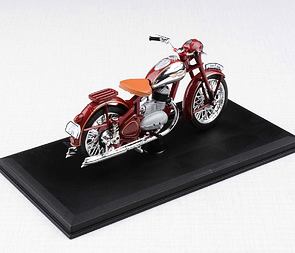 1:18 scale model Jawa 250 Perak (1948) - RED / 