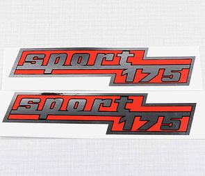 Side box sticker "sport 175" - set (CZ 175) / 