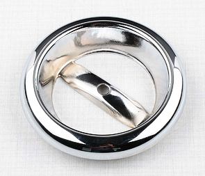 Exhaust silencer cap - chrome (Jawa 350 638 639 640) / 