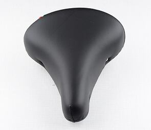 Seat black - black springs (Jawa 50 Babetta 207) / 