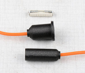 Fuse case with 8A fuse - replacement for original (Jawa CZ) /  Fuse case with 8A fuse - replacement for original (Jawa CZ) /