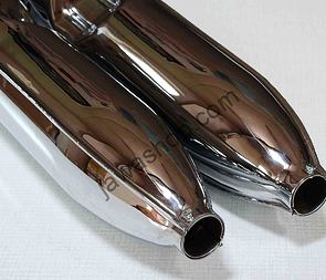 Exhaust silencer set (Jawa 250 350 Californian) / 