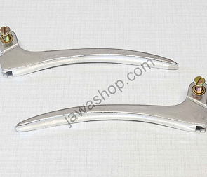 Brake and clutch lever set (Jawa CZ 125 175 250 350 Kyvacka) / 