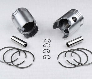 Piston set L+R 58-60mm, pin 16mm (Jawa 350 - 12V) / Piston set L+R 58-60mm, pin 16mm (Jawa 350 - 12V) /