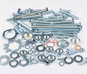 Engine bolt & nut pack (Jawa Perak 350) / 