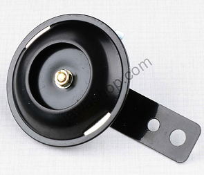 Electric horn 12V black (Jawa CZ 125 175 250 350) / 