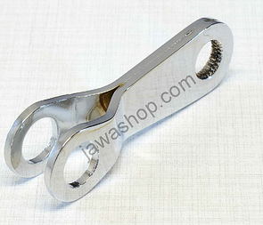 Brake arm lever 76mm - chrome (Jawa CZ 125 175 250 350 Kyvacka) / 