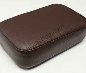 Seat rear rectangle - dark brown (Jawa Perak) / 