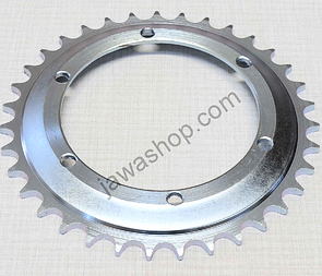 Rear chain wheel - 35t (Jawa 50 Babetta 207) / 