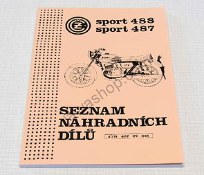 Spare parts catalog - A5, CZ (CZ 125 175 Sport 487 488) / 