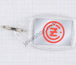 Key ring CZ logo plastic / 