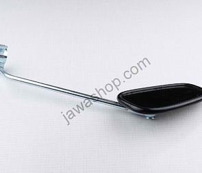 Rearview mirror with clamp left - oval (Jawa 634) / Rearview mirror with clamp left - oval (Jawa 634) /