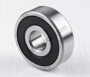 Ball bearing 6301 2RS (Jawa CZ 125 175 250 350) / 