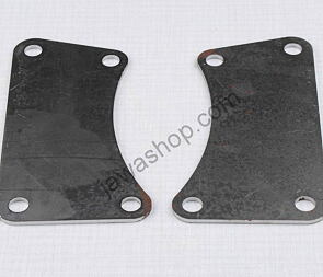 Engine bracket set - flat (Jawa 250 350 Kyvacka) / 