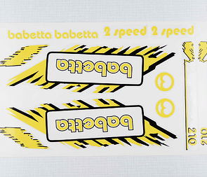 Sticker set Babetta - yellow (Babetta 210) / 