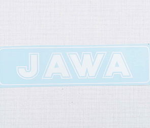 Sticker Jawa 140x35mm - white (Jawa) / 