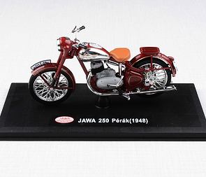 1:18 scale model Jawa 250 Perak (1948) - RED / 