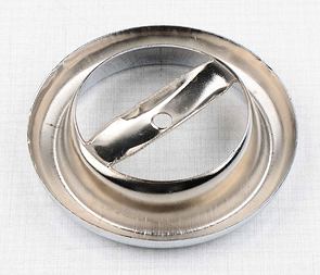 Exhaust silencer cap - chrome (Jawa 350 638 639 640) / 