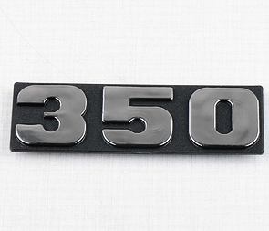 Plastic logo '350' (CZ 472) / 