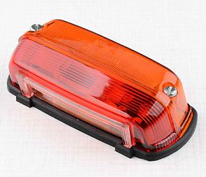 Tail lamp complete - orange / red (CZ, Scooter, PAV 40) / 