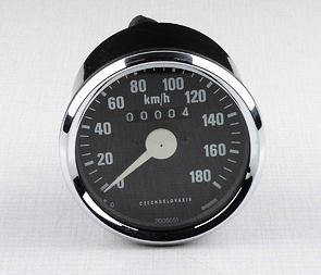 Speedometer 180 kmh - chrome frame (Jawa 350 634 638 639 640) / 