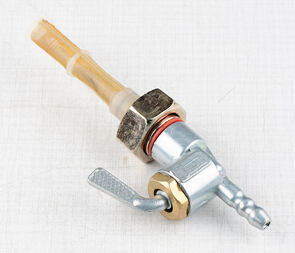 Fuel tap with nut - Jikov (Jawa CZ 125 175 250 350) / Fuel tap with nut - Jikov (Jawa CZ 125 175 250 350) /