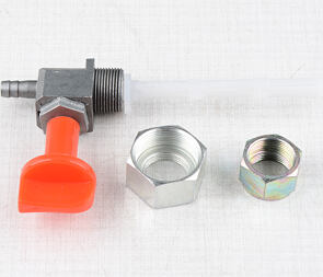 Fuel tap - bottom outlet, red (Jawa 50 Babetta 207 210) / Fuel tap - bottom outlet, red (Jawa 50 Babetta 207 210) /