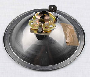 Parabolic reflector with bulb socket (Jawa, CZ Kyvacka) / 