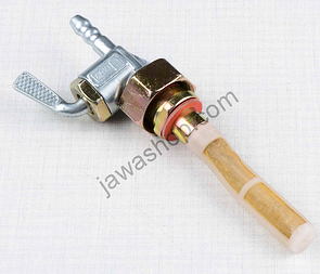 Fuel tap with nut - Jikov (Jawa 250 350 CZ 125 175) / 