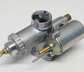 Carburetor 26mm with long pin - threaded lid (Jawa CZ 125 175 250 350) / 