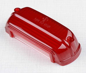 Tail lamp cover - red (CZ, Scooter, PAV 40) / 