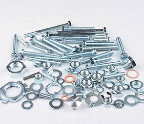 Engine bolt & nut pack (Jawa CZ 250 350 634) / 