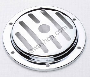 Electric horn cover d107mm - chrome (Jawa 350 634) / 