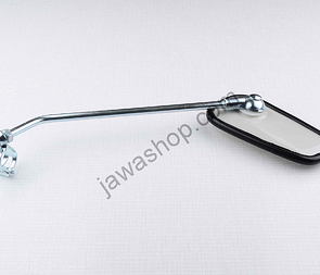 Rearview mirror with clamp left - oval (Jawa 634) / Rearview mirror with clamp left - oval (Jawa 634) /