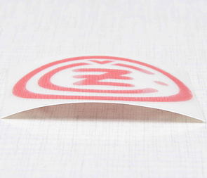 Sticker "CZ" 50mm - red (CZ 125 175 250 350) / 