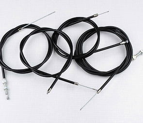 Bowden cable set with decompressor (Jawa 50 Babetta 207) / 