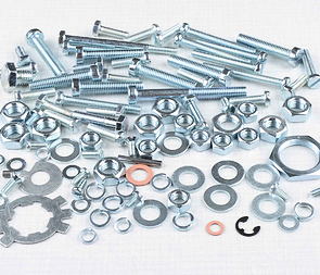 Engine bolt & nut pack - 97 pcs (Jawa 350 638 639 640) / 