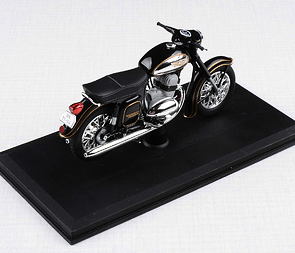 1:18 scale model Jawa 350 Automatic (1966) - BLACK / 