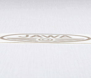 Sticker logo Jawa 100x50mm - golden (Jawa) / 