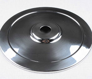 Wheel hub cover front - polished (Jawa 250,350 Kyvacka) / 