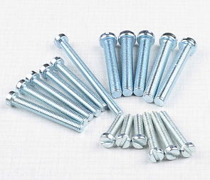 Engine bolt pack - 17 pcs (Jawa 250 Perak Kyvacka) / 